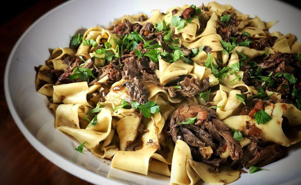 Pappardelle with duck-porcini ragu can happen in your very own kitchen