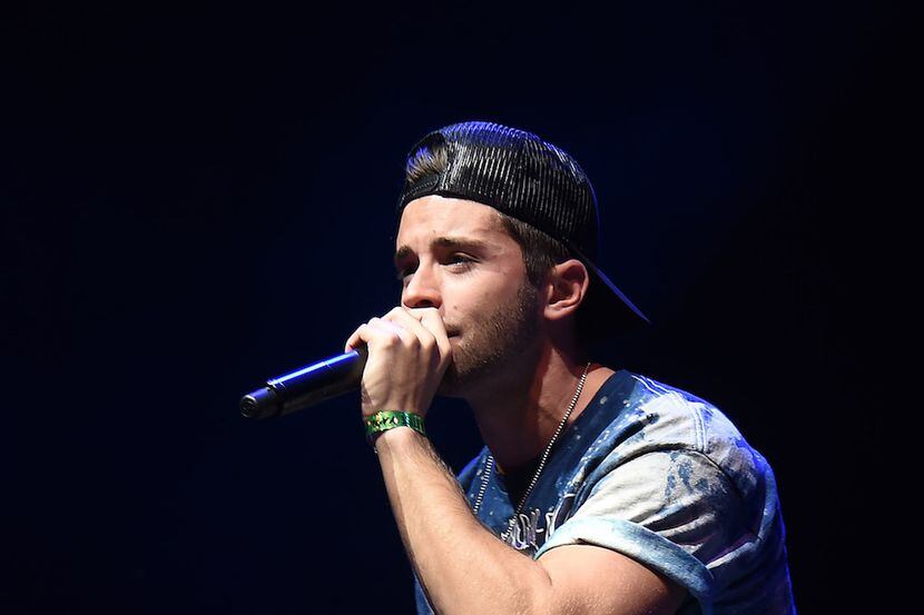 Rapper Jake Miller performed during Z100 & Coca-Cola All Access Lounge at Z100's Jingle Ball...
