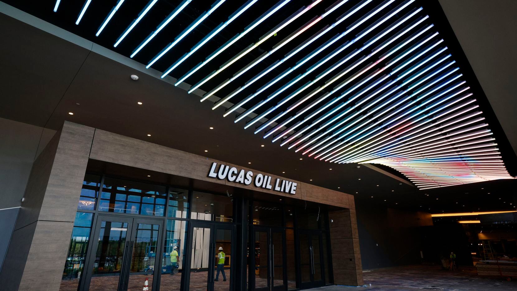 La entrada al Lucas Oil Live dentro del Winstar World Resort and Casino, el 29 de agosto de...