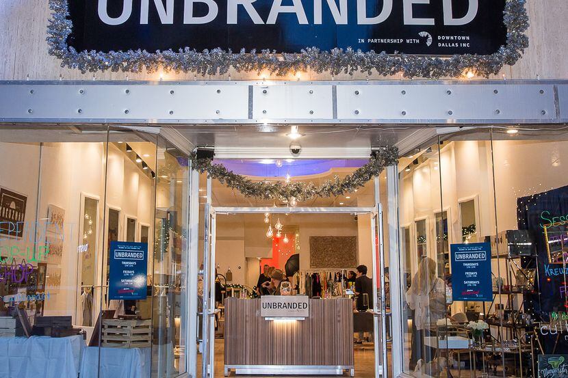 Downtown Dallas Inc.'s Unbranded holiday pop-up shop 