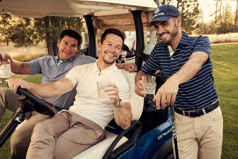 Mark Wahlberg, center, says he's backing Flecha Azul because he's impressed by the efforts...