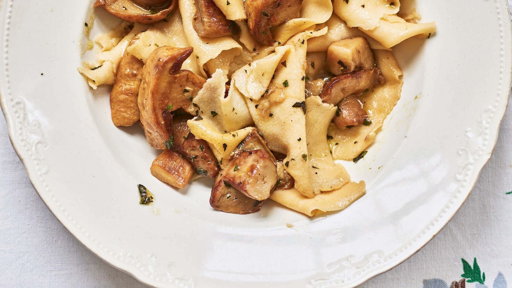 Marica's Strapponi with Porcini Mushrooms from 'Pasta Grannies: The Secrets of Italy's Best...