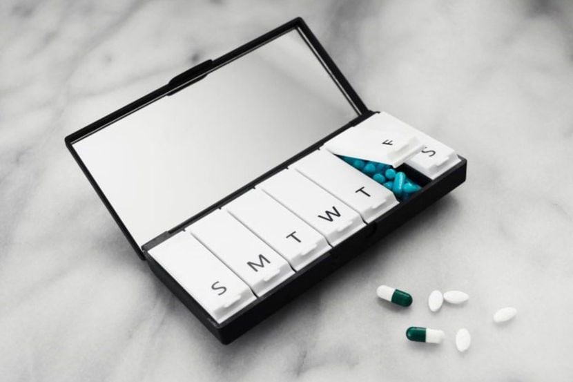 Small Weekly Pill Dispenser, Medication Management