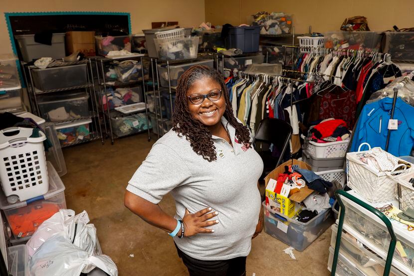 Shawana Carter, founder of Carter's House, poses for a portrait at the non-profit's location...