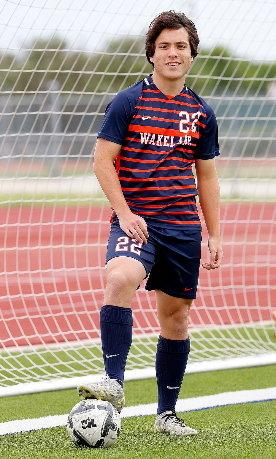 Brennan Bezdek of Wakeland High School is the 2022 Boys Soccer All-Area Player of the year,...