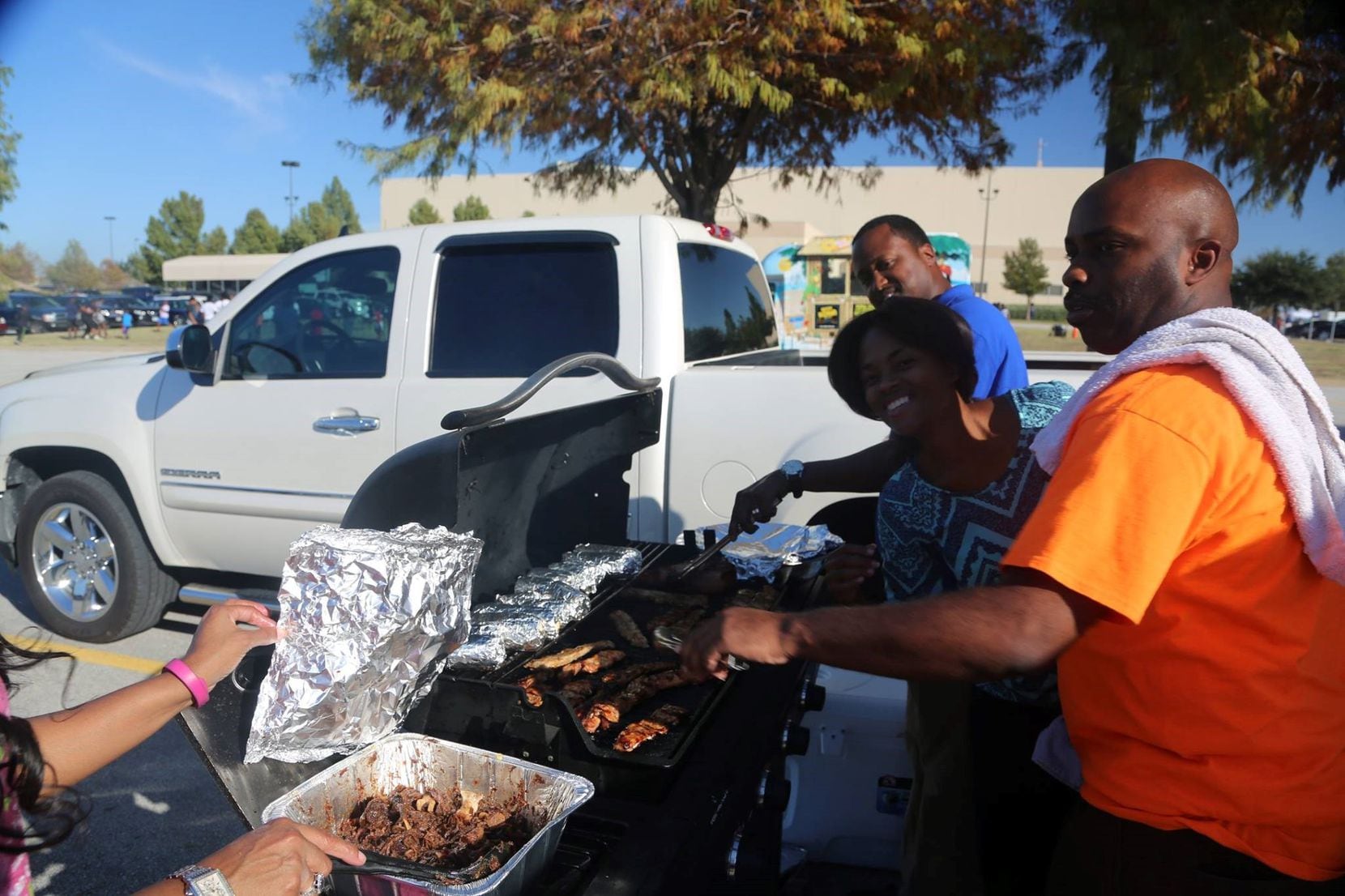 The Full Gospel Holy Temple Church in South Dallas has a habit of serving Sunday meals, called Dinner on the Ground.