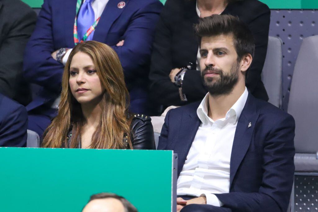 Shakira y Gerard Piqué en la final de la Davis Cup en noviembre de 2019 en Madrid.