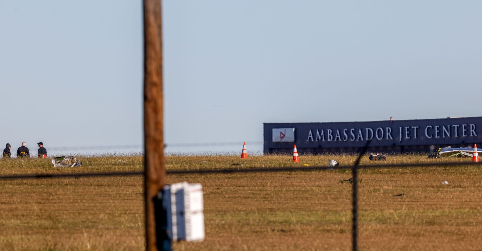 Officials, including those from the Federal Aviation Administration, move away from the...