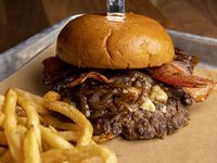 Customers at Jon's Grille can build their own burgers or pick from a short menu of...