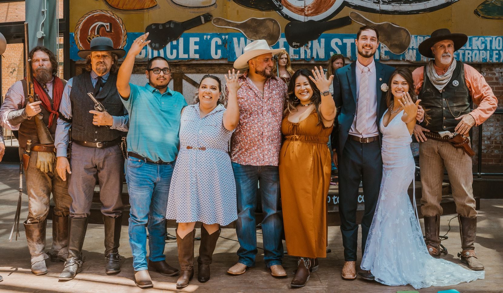 Three couples won the opportunity to have a wedding at Second Rodeo Brewing free of charge...