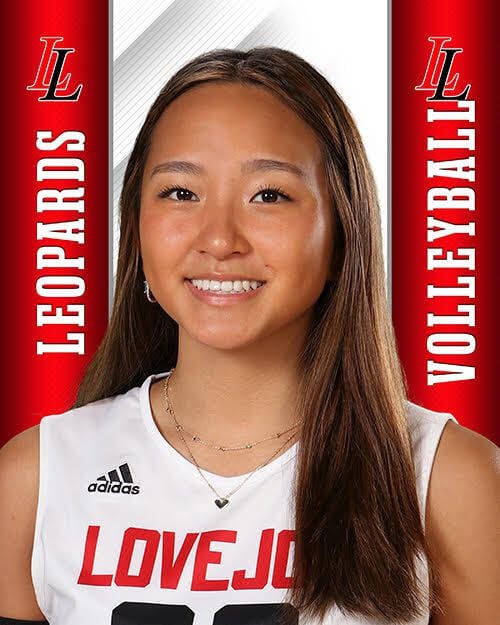 Lovejoy volleyball player Bethanie Wu