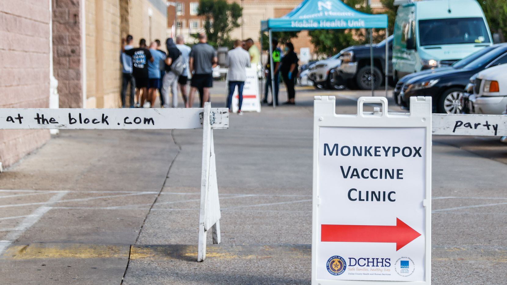 The Dallas County Health and Human Services ran a pop-up mpox vaccination clinic at Station...