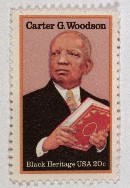 The U.S. Postal Service once honored Dr. Carter G. Woodson with a stamp.