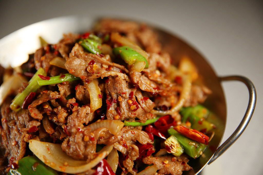 Fish House Family Cuisine's lamb dried pot. The Sichuan restaurant opened in Plano in 2014.