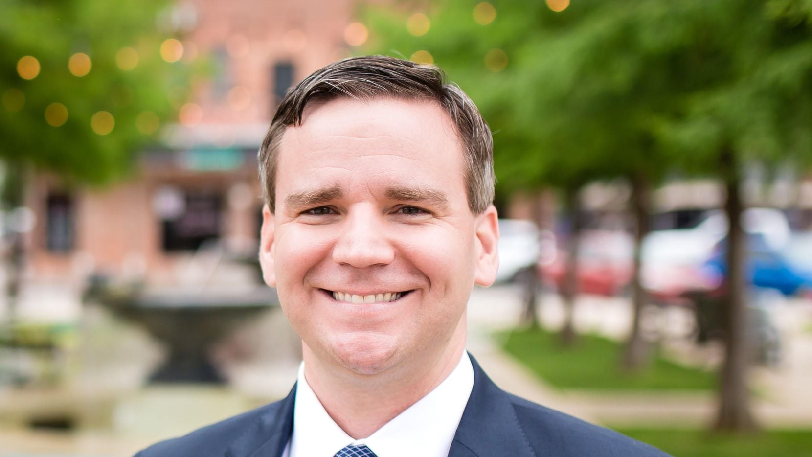 Derrik Gay, a tax attorney and former Marine, is the first Democratic challenger for the...