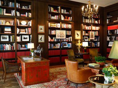 The Presidential Reception Hall library is on the third floor of Bush Center.