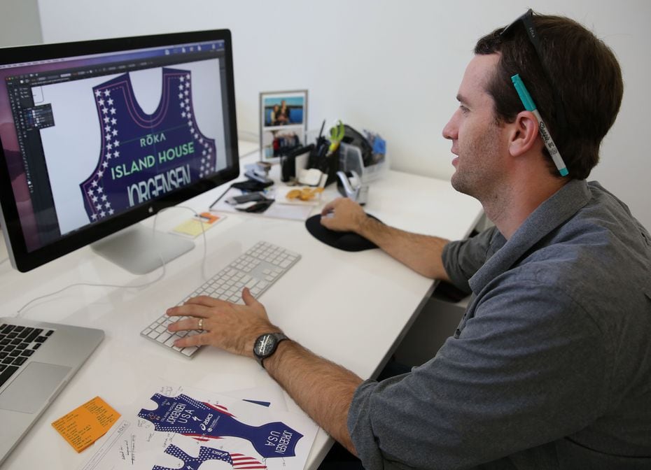 Mark Stephens, vice president of product development at Roka designs gear for Olympic...