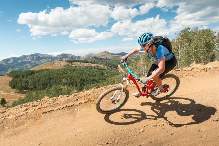 Mountain biking is a popular activity in Park City, Utah. The region boasts panoramic loops...