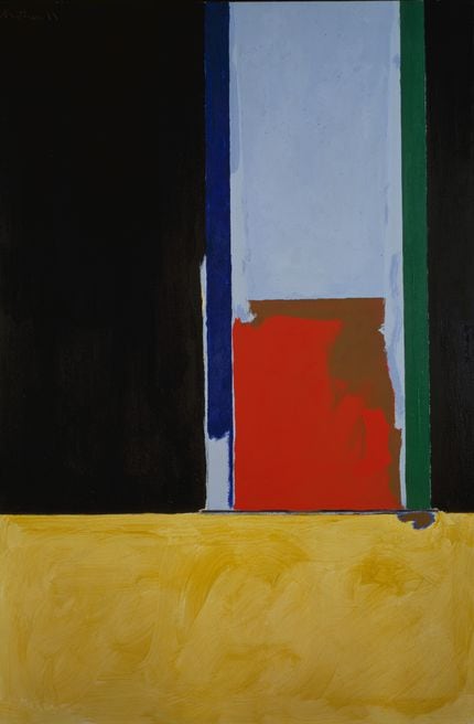 Robert Motherwell's "The Garden Window" resembles an abstracted Matisse.