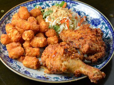 Vietnamese Fired Chicken at Cosmo's in Dallas, Texas on July 11, 2018. (Robert W....