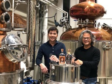 Suy Dinh and Tien Ngo run SuTi Craft Distillery in Kennedale, Texas.
