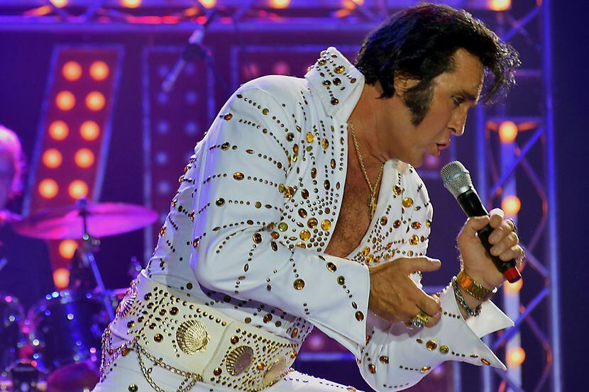Elvis tribute artist Kraig Parker.