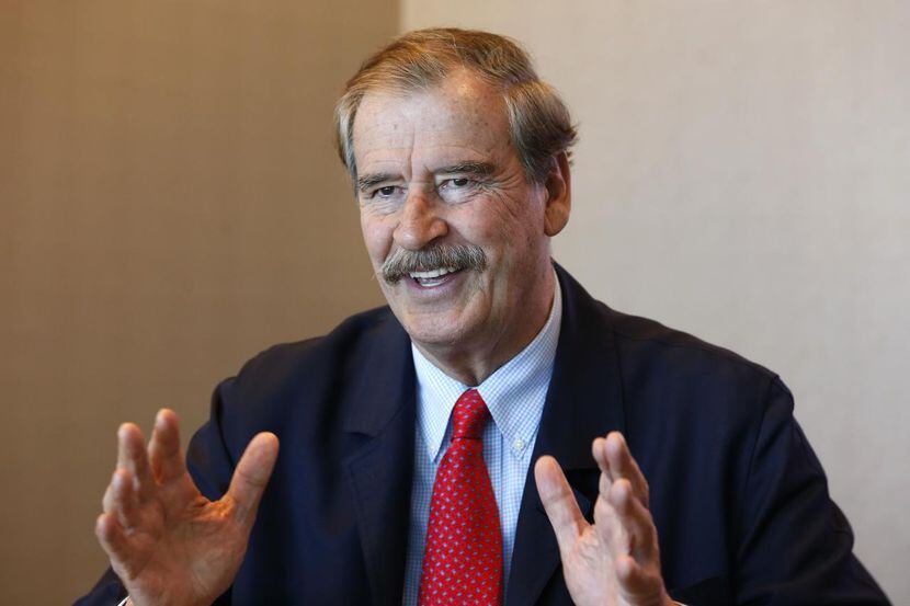 El expresidente mexicano Vicente Fox se echó para atrás en sus declaraciones contra Donald...