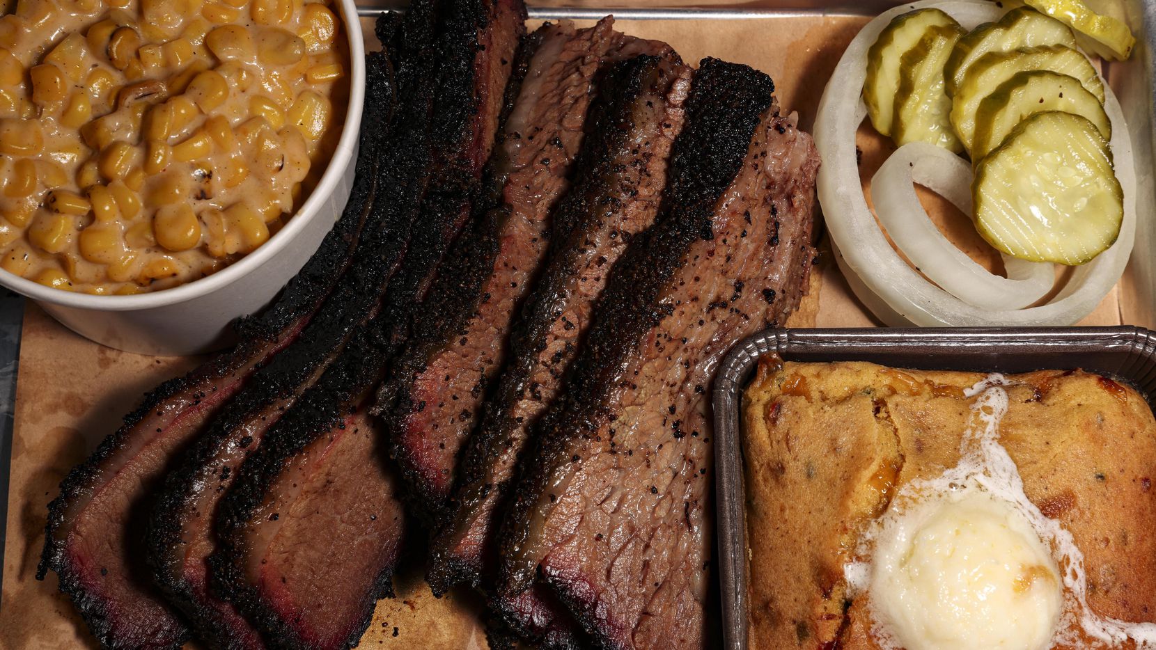 True Texas BBQ is the restaurant inside H-E-B's new grocery store in Frisco. A top seller is...