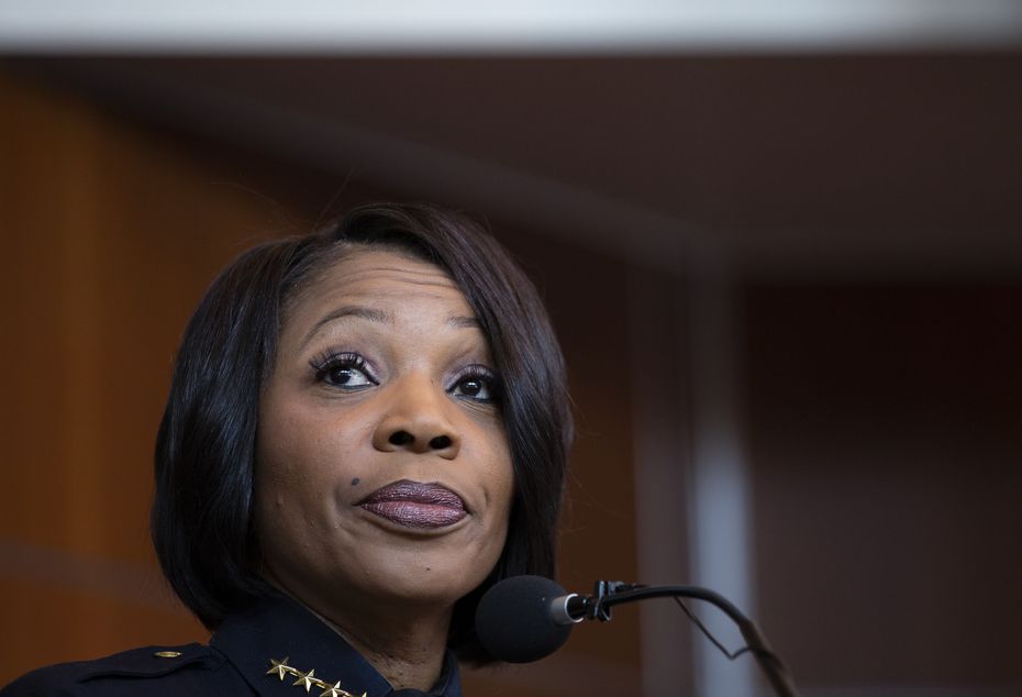Dallas Police Chief Reneé Hall has not addressed the details surrounding the women...