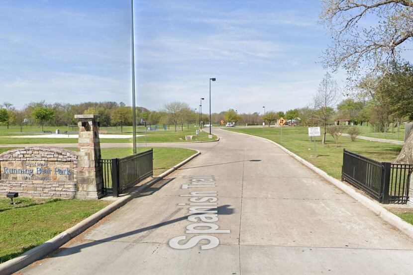 Running Bear Park en Irving. Image de Google Map.