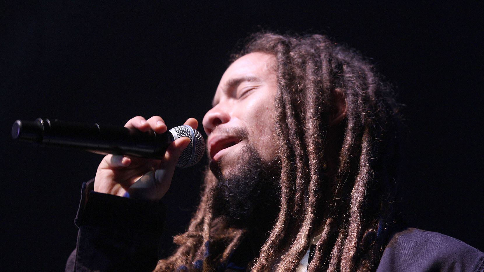 Jo Mersa Marley performs during the "Catch A Fire Tour 2015" stop at The Paramount in...