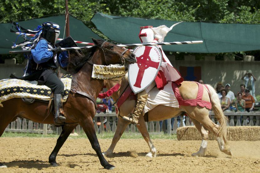 El Scarborough Rennaissance Festival recrea batallas medievales.