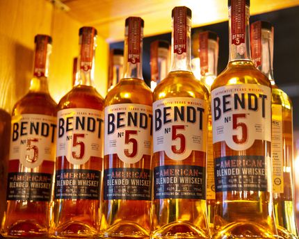 Bendt Distilling Co. in Lewisville produces Bendt No 5 American blended whiskey and...