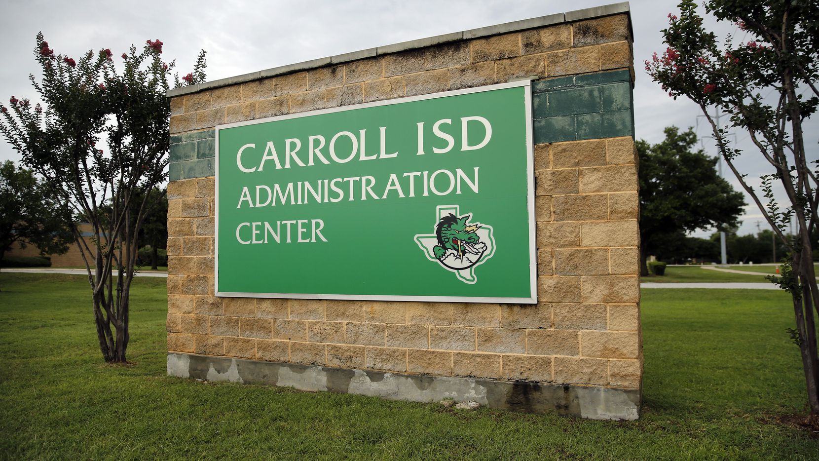 The Carroll ISD Administration Center in Southlake, Texas, Tuesday, June 23, 2020. (Tom...