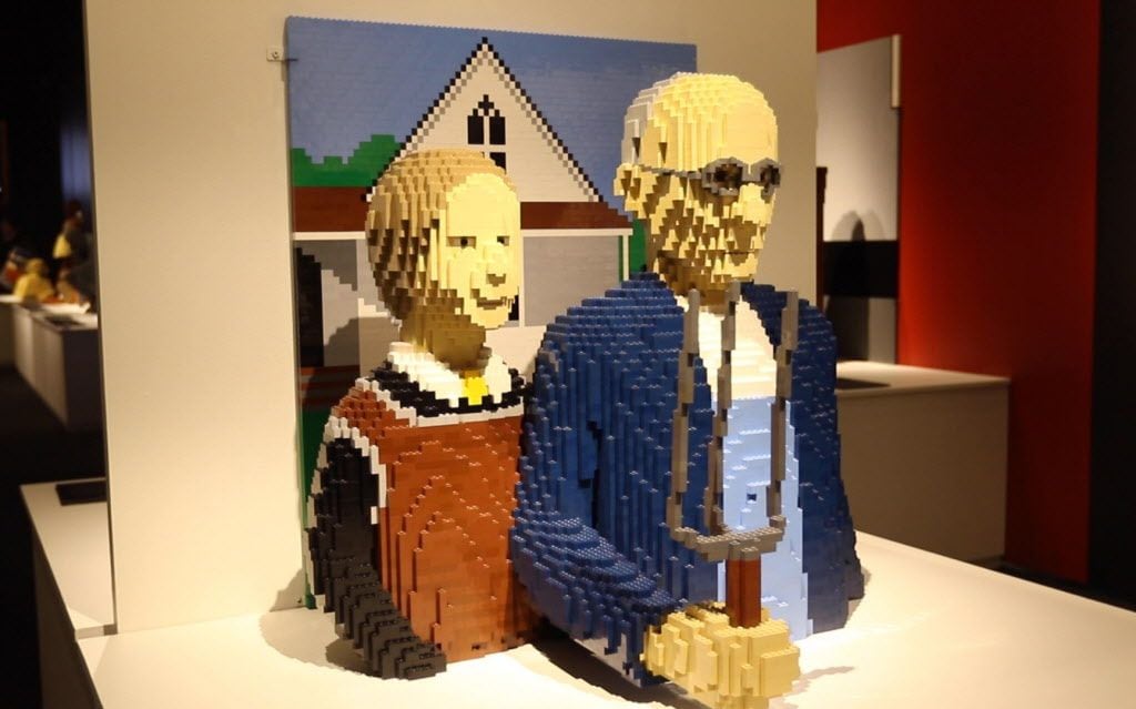 The Art of the Brick! LEGO art exhibit by Nathan Sawaya on display Thursday at the Perot Museum of Nature and Science in Dallas. (Benjamin Robinson/The Dallas Morning News)