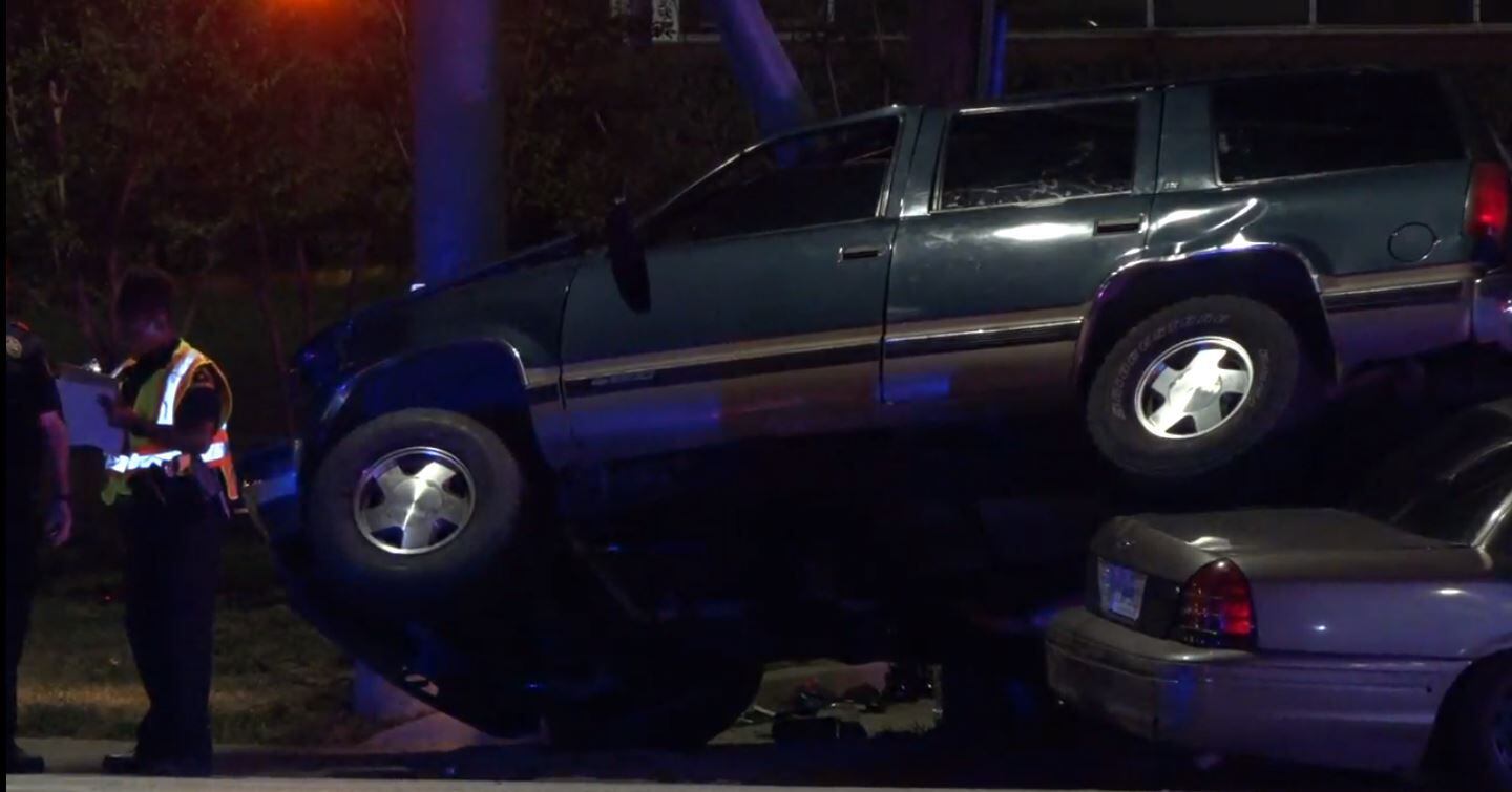 The crash at Ledbetter and Veterans drives killed the driver of a Chevy Tahoe and injured...