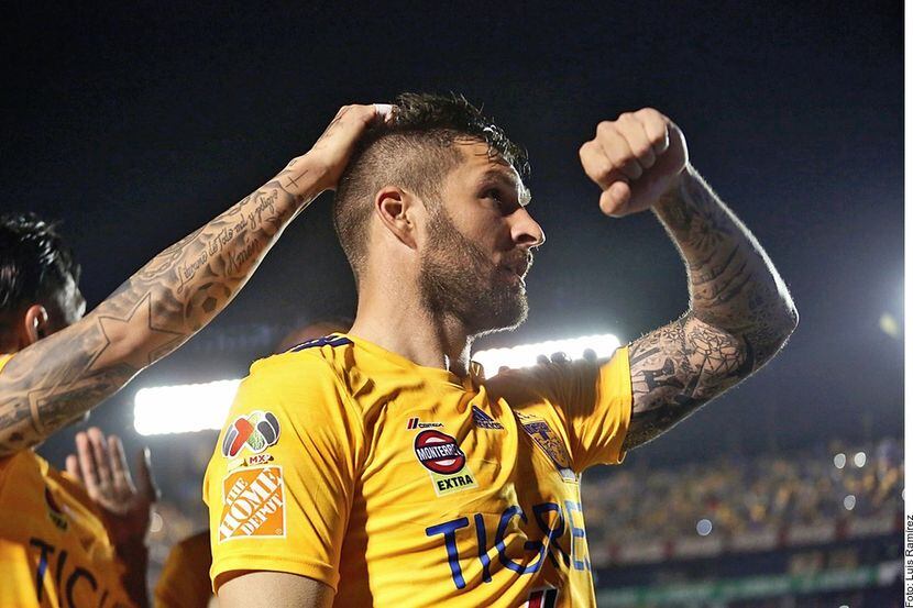 Con su doblete ante Chivas, Gignac llegó a 119 goles con Tigres.