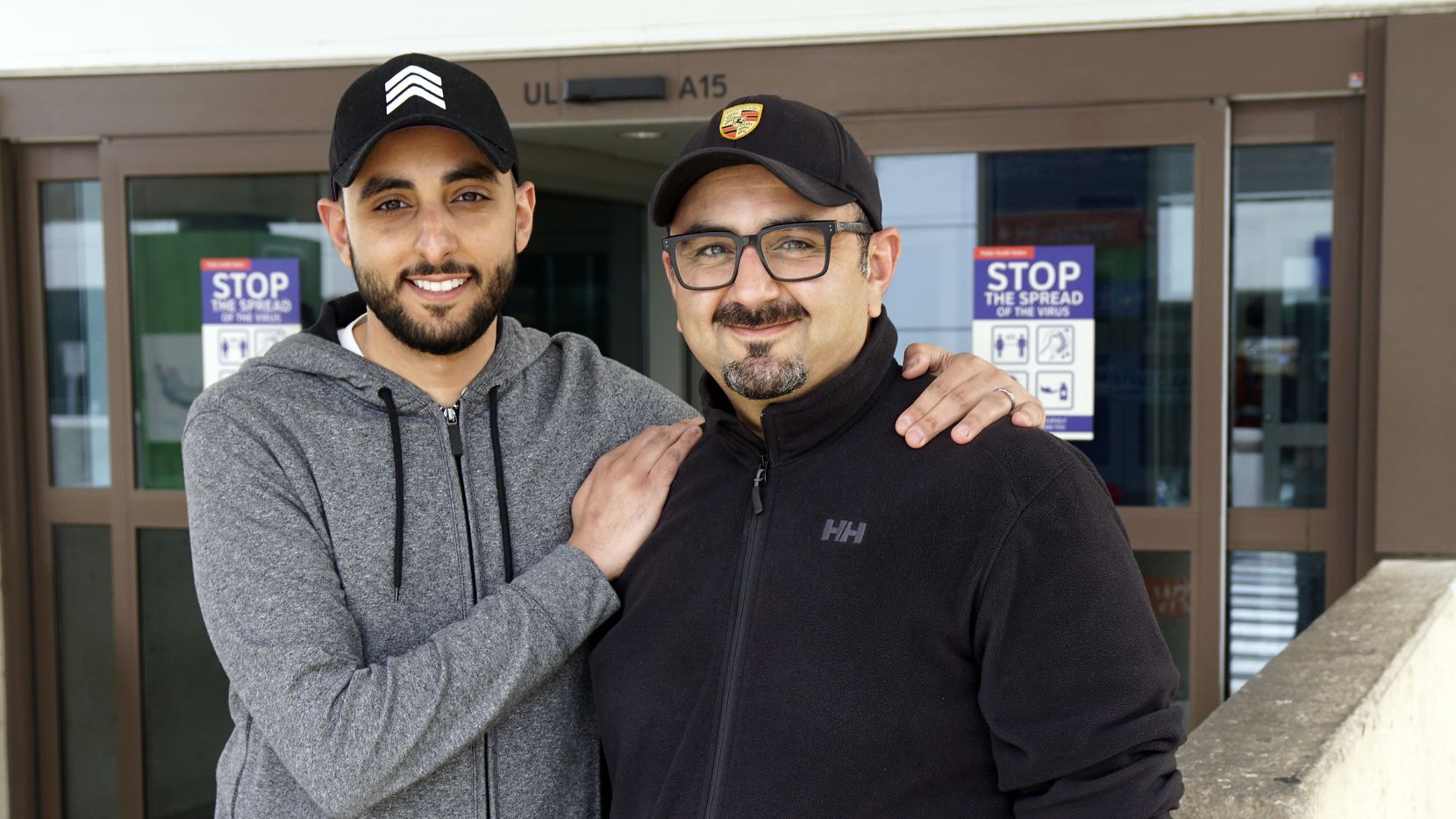 GoGetVax founders Ahmad Gaber (left) and Mohammad Gaber.