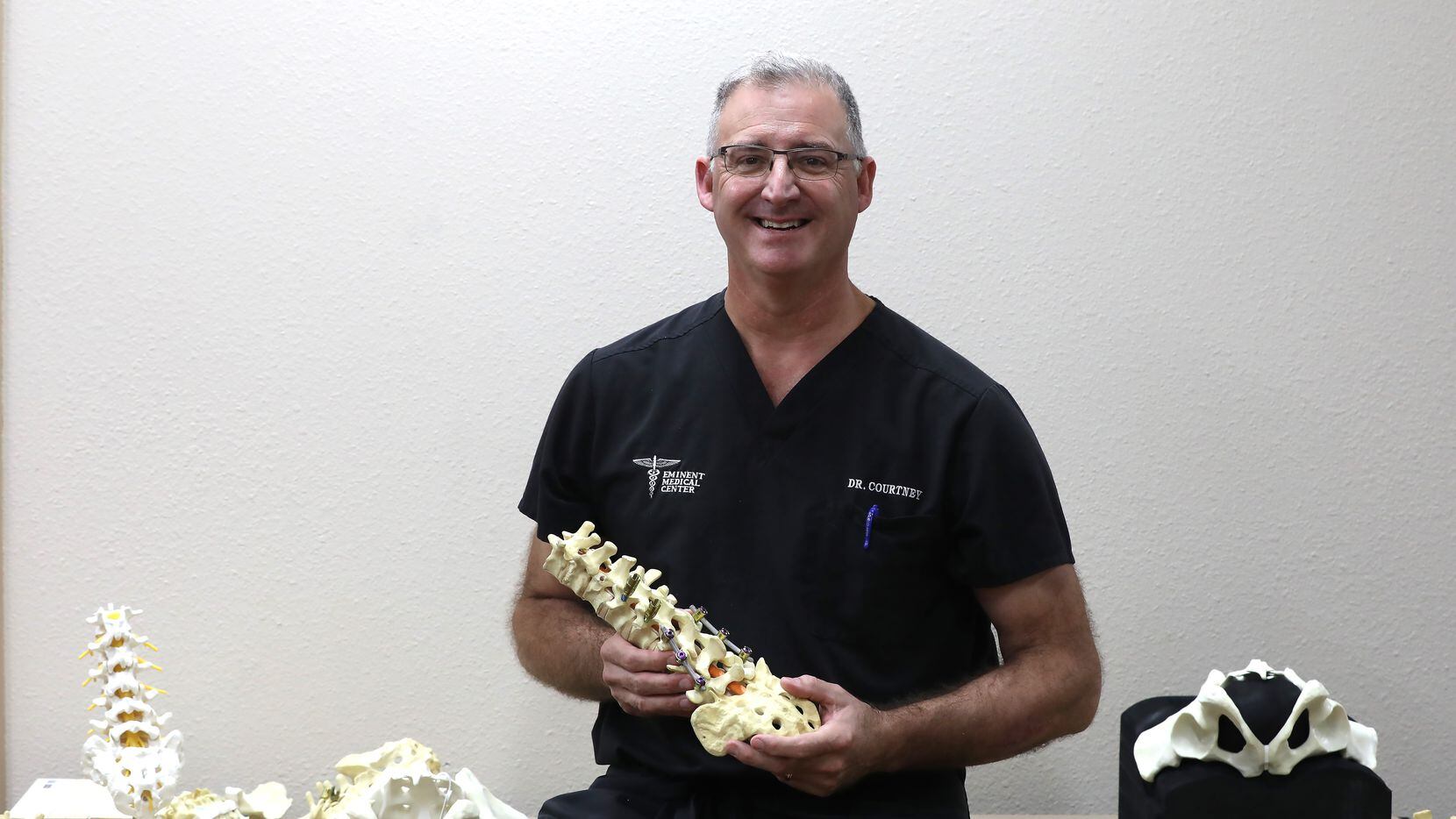 Dr. Stephen Courtney spent more than a decade battling with a former spine practice partner,...