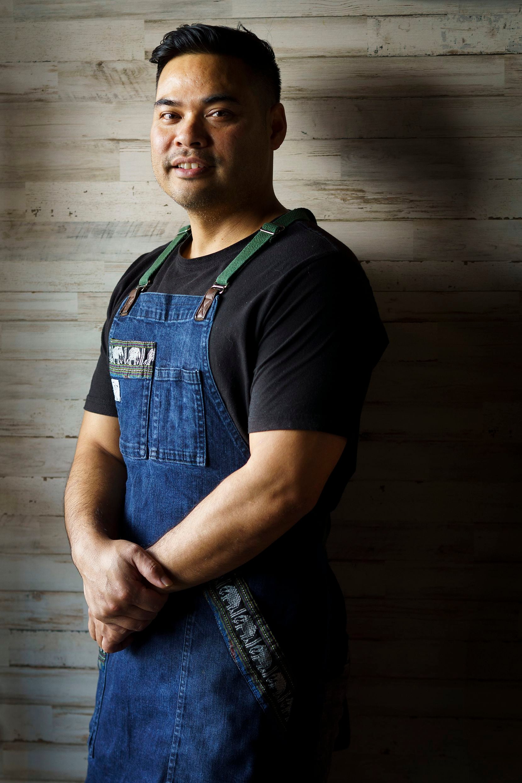 Donny Sirisavath, the chef and owner of Khao Noodle Shop, photographed at the restaurant on...