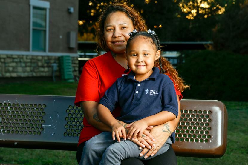 Jennie Whiteshirt was able to keep J’Carii Walton, her 4-year-old daughter, in child care...