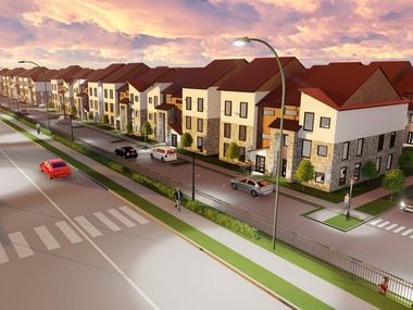 The Collin Creek mixed-use project will include 500 luxury townhomes.
