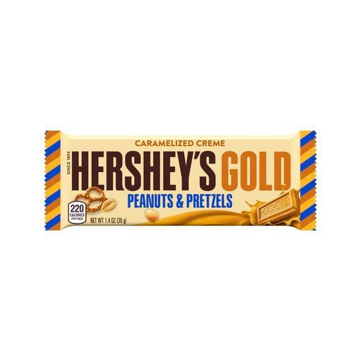 xEsta imagen difundida por The Hershey Company muestra la nueva barra de caramelo Hershey’s...