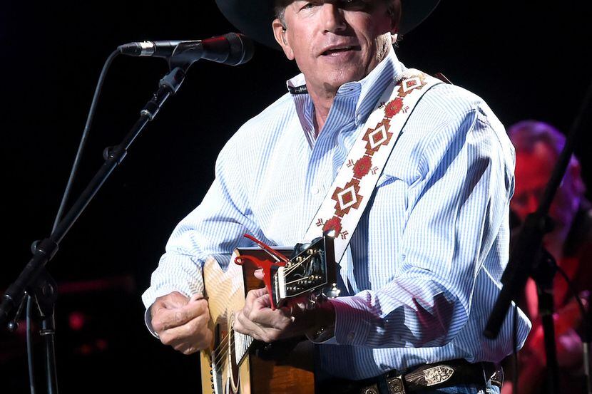 George Strait performed during the Hand in Hand Texas benefit concert on Sept. 12, 2017, at...