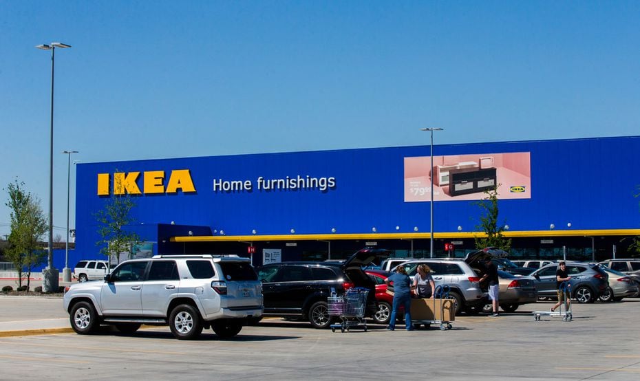 The Ikea store is located at the intersection of State Highway 161 and Mayfield Road in Grand Prairie.