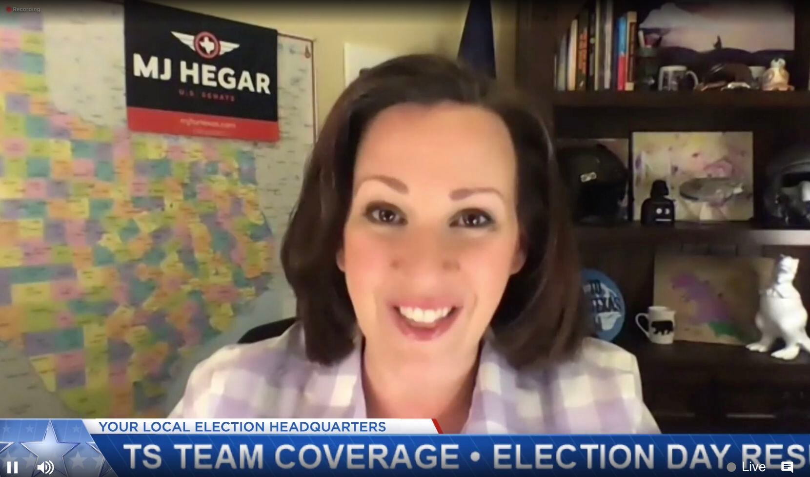 MJ Hegar, Democratic candidate for U.S. Senate, conceded defeat to incumbent GOP Sen. John...