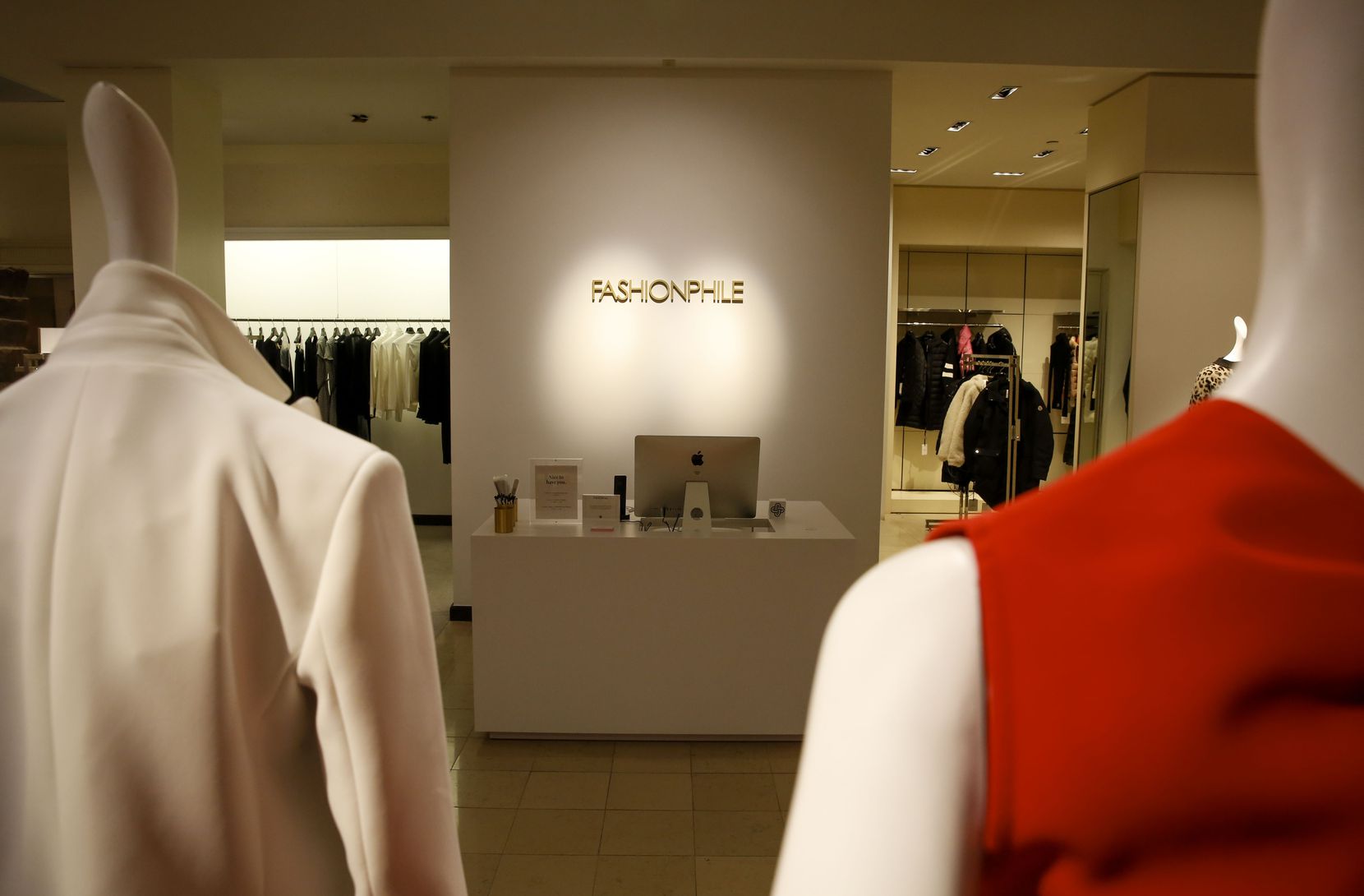 The Fashionphile location inside Neiman Marcus at NorthPark resells luxury handbags.
