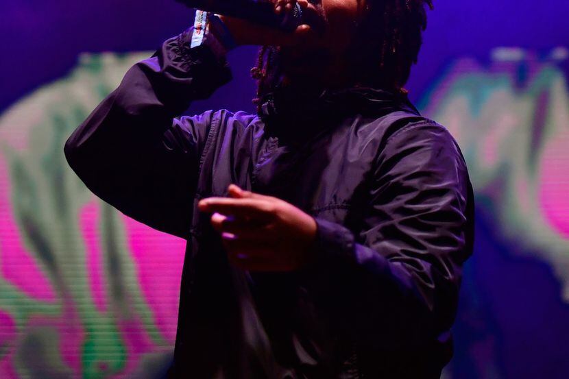 Earl Sweatshirt performed on the Flog Stage during day 2 of Camp Flog Gnaw Carnival 2017 at...