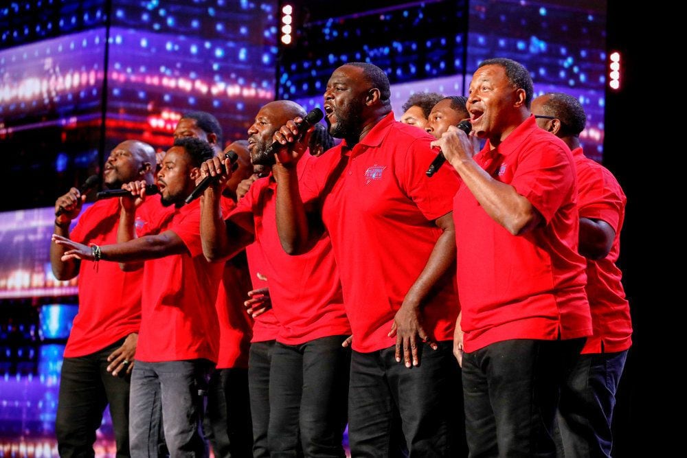 The NFL Players Choir performed on NBC's "America's Got Talent" and will sing again at a...