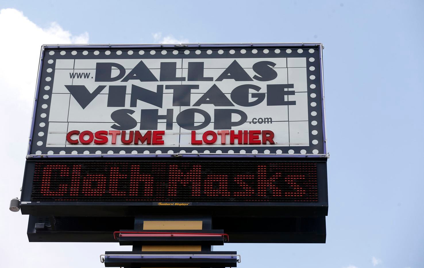 Purvis is stepping up his marketing of masks with a sign out front and new flyers that he's...